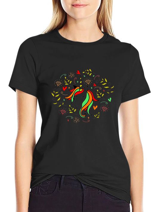 Unicorn Graphic Print Tee