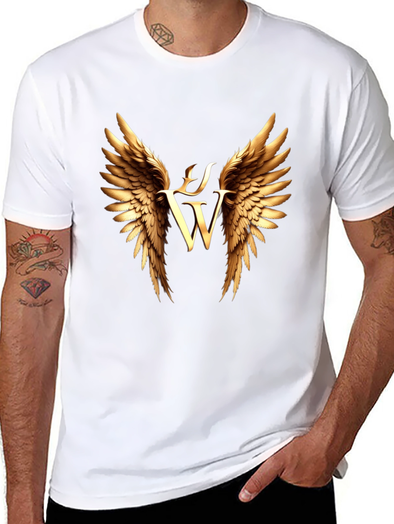 Winged Logo Black T-Shirt