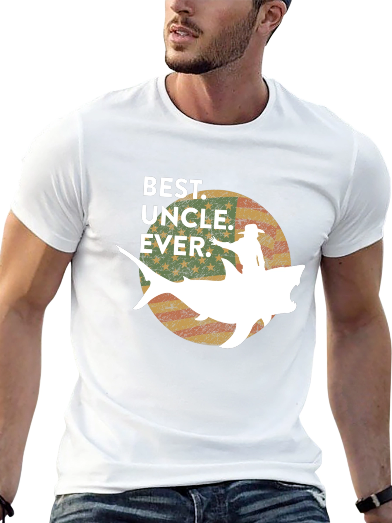 Best Uncle Ever Shark T-Shirt