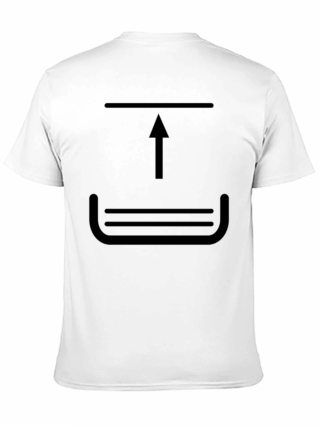 Upload Graphic Black T-Shirt