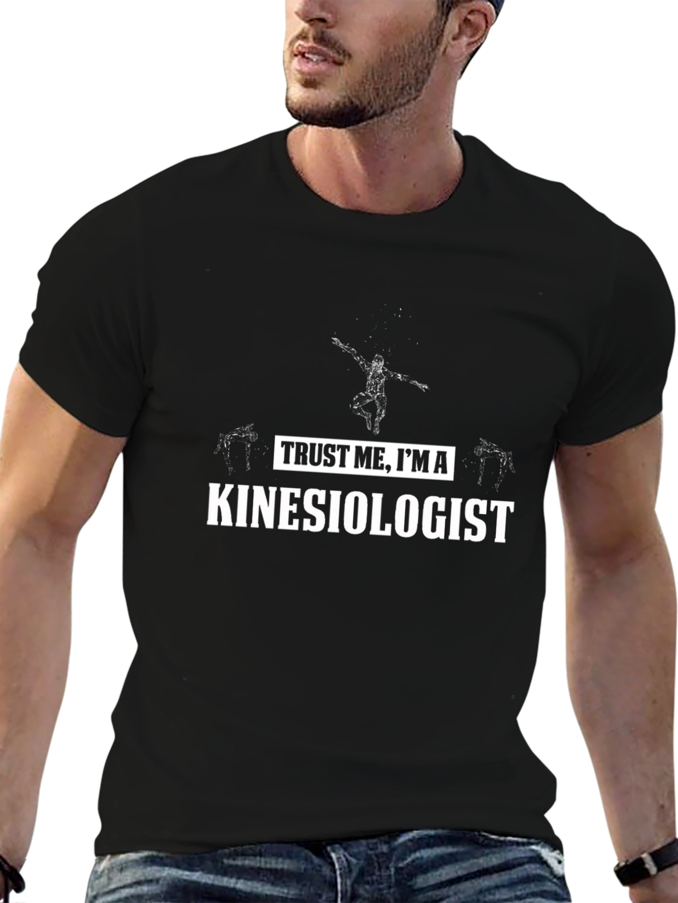 Trust Me Im A Kinesiologist Black T-Shirt