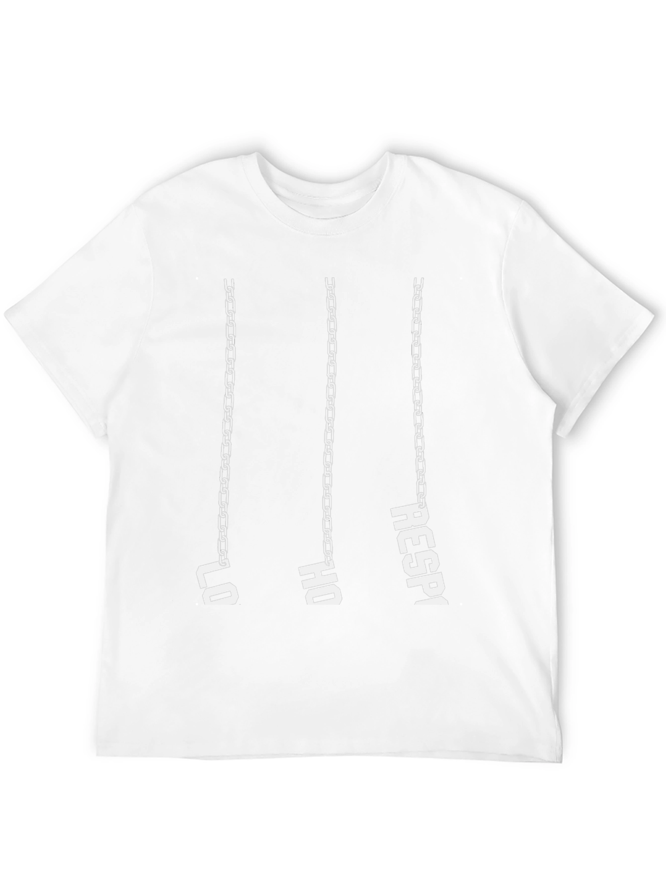 Lo Ho Respi Chain Graphic Tee - Black
