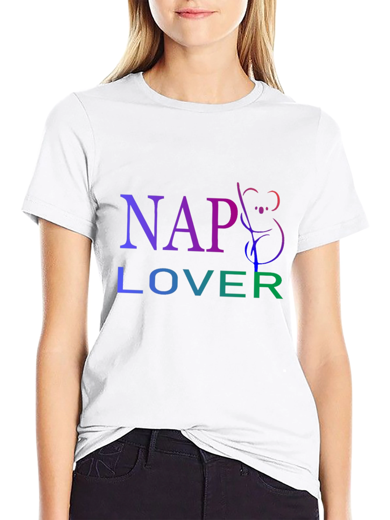 Nap Lover Koala Graphic T-Shirt