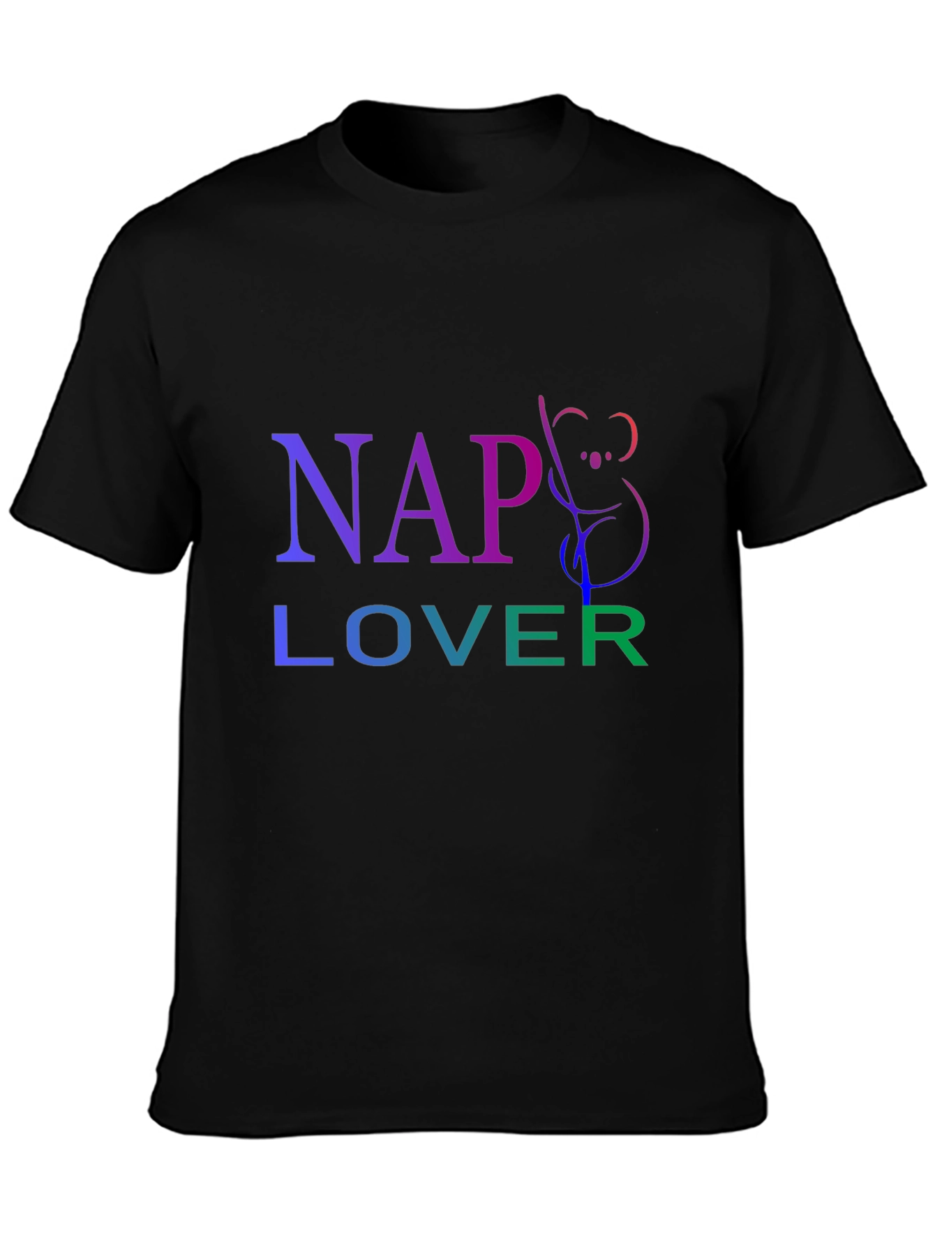 Nap Lover Koala Graphic T-Shirt