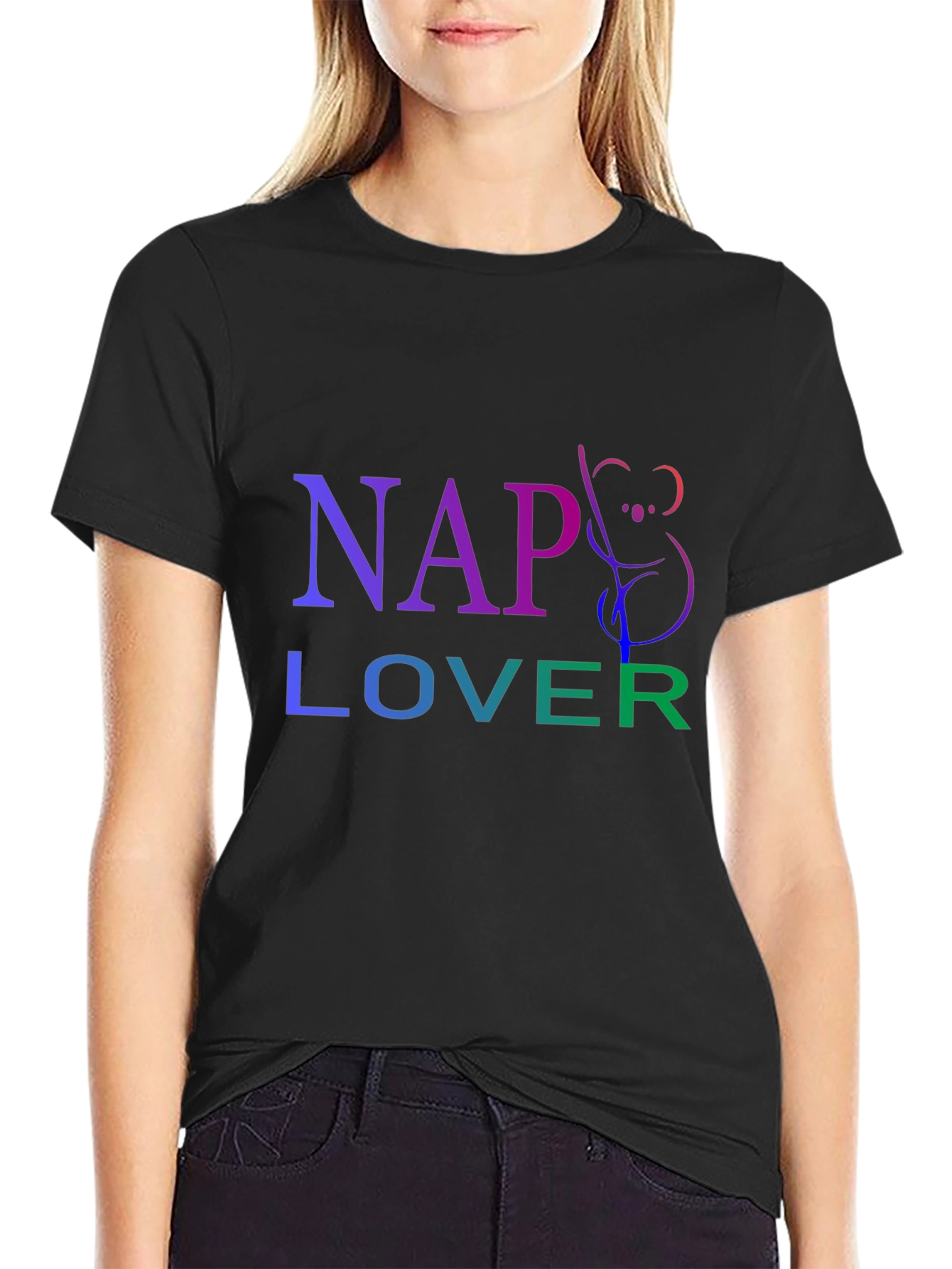 Nap Lover Koala Graphic T-Shirt