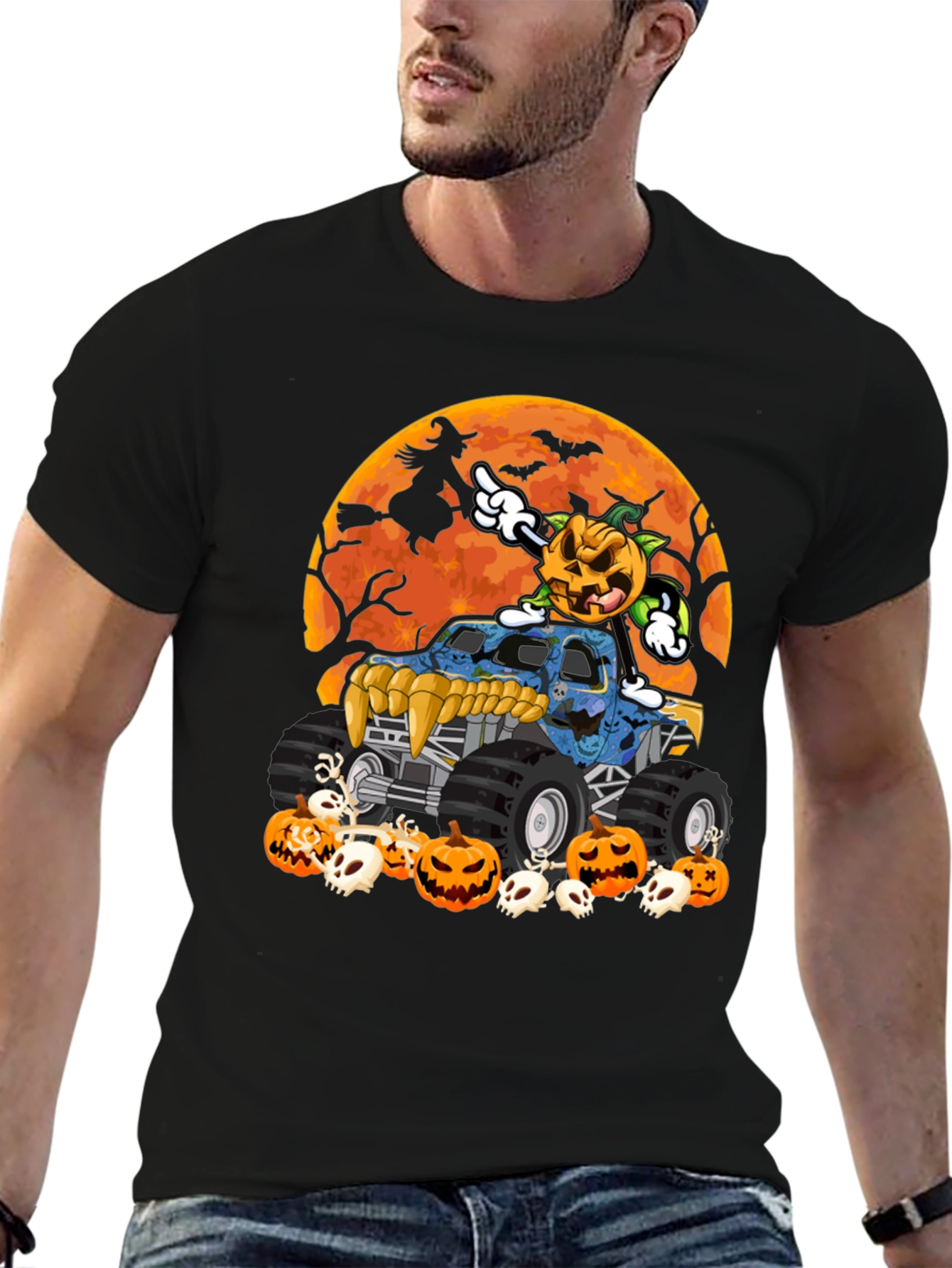Halloween Monster Truck T-Shirt