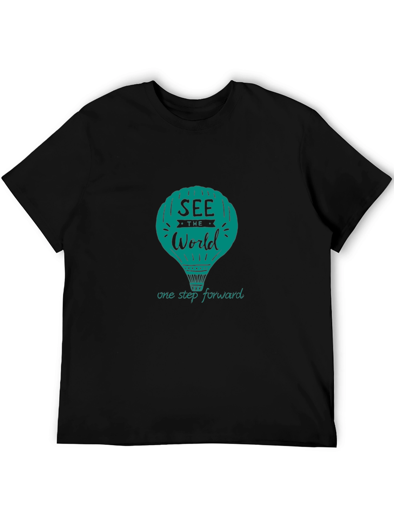 See The World Black T-Shirt