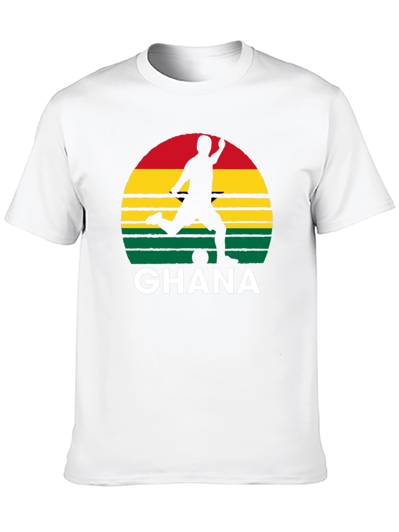 Ghana Soccer Silhouette Graphic Tee