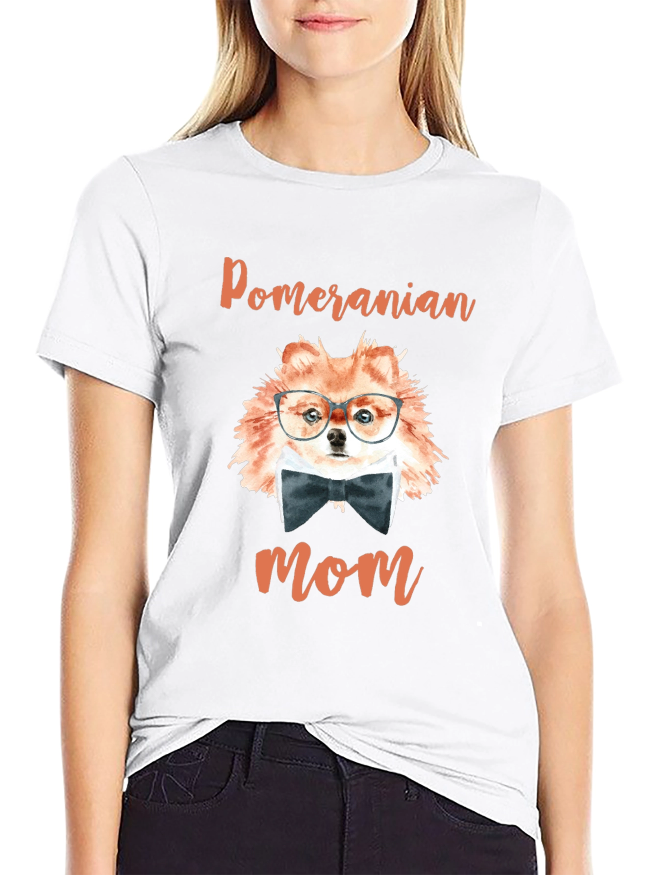 Pomeranian Mom T-Shirt Cute Dog Lover Tee