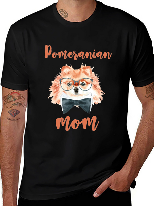Pomeranian Mom T-Shirt Cute Dog Lover Tee