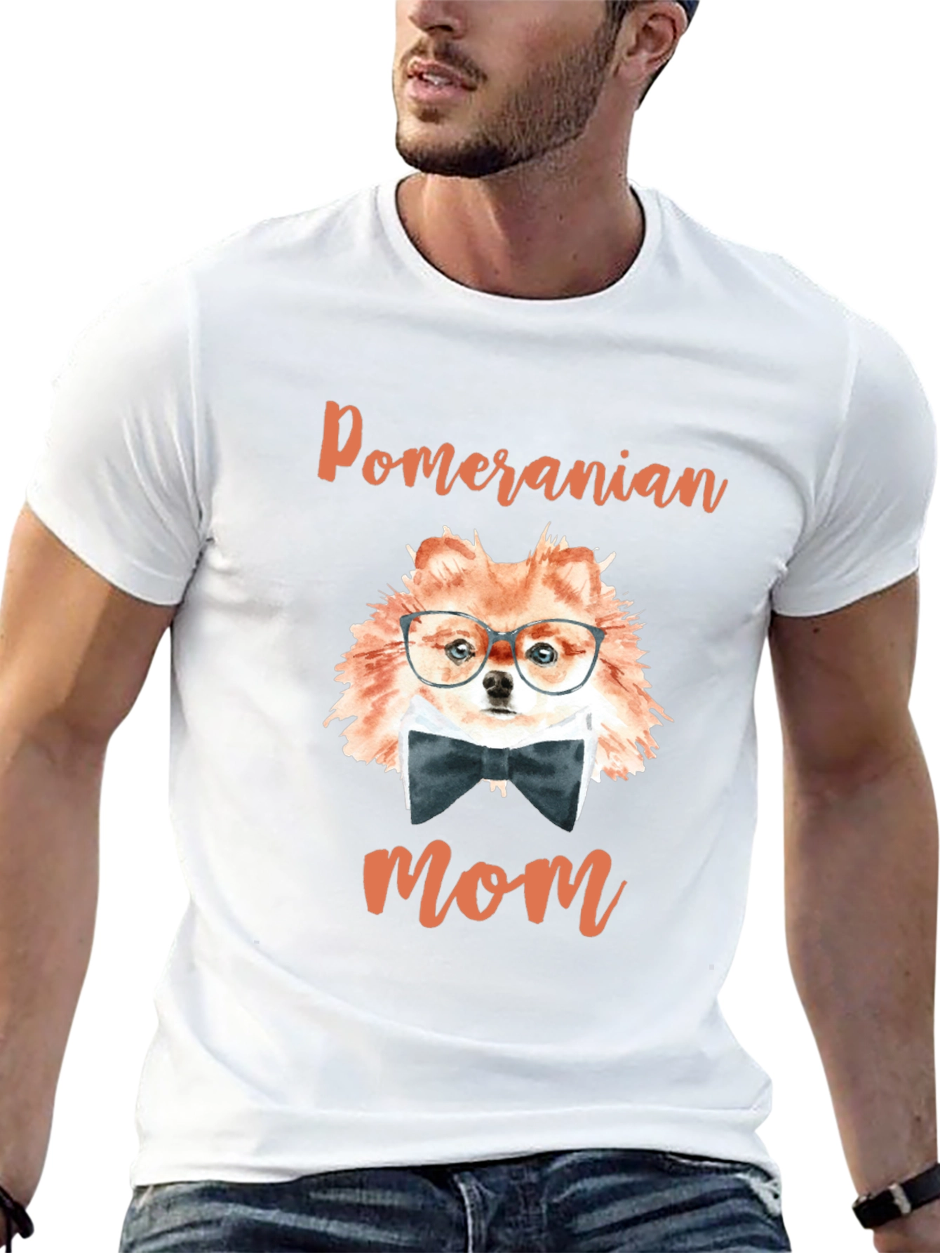 Pomeranian Mom T-Shirt Cute Dog Lover Tee