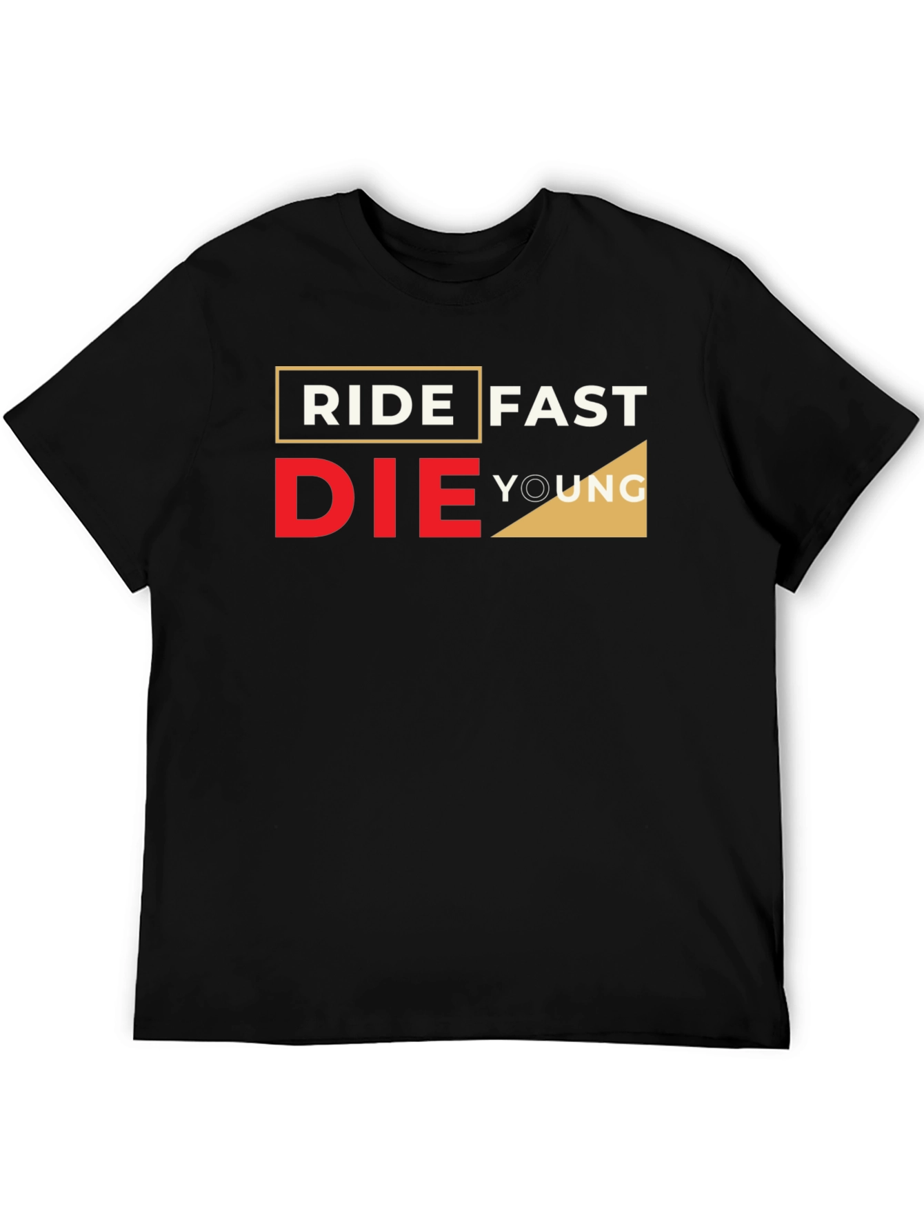 Ride Fast Die Young Graphic Black T-Shirt