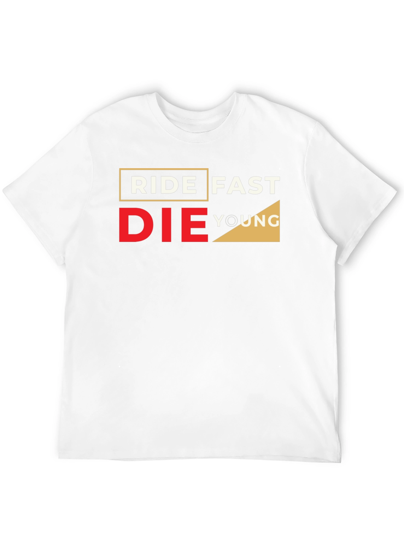 Ride Fast Die Young Graphic Black T-Shirt