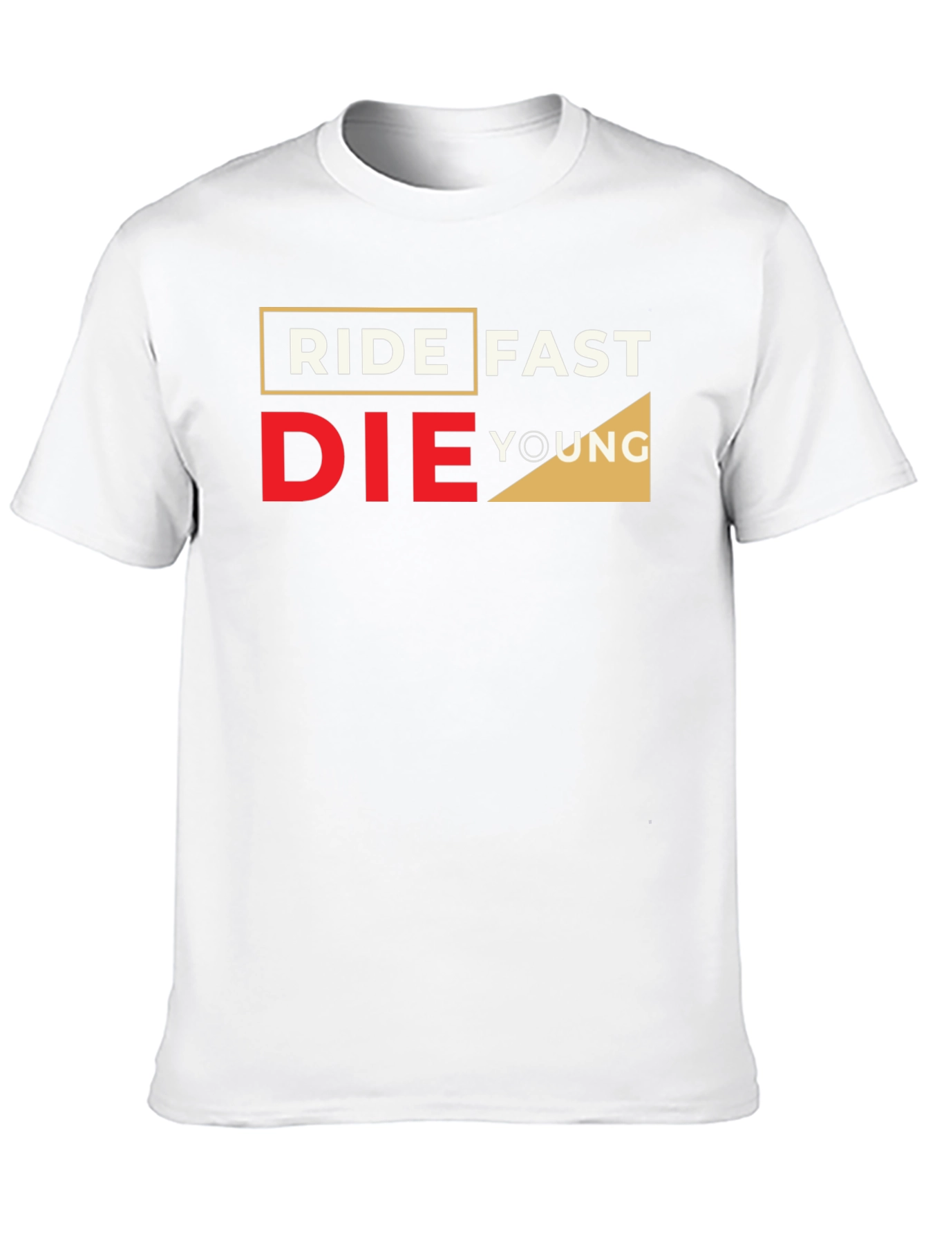 Ride Fast Die Young Graphic Black T-Shirt