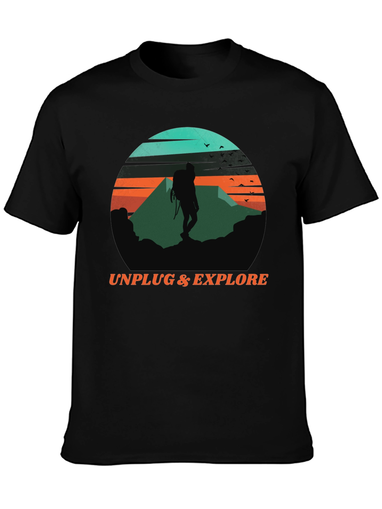 Unplug & Explore Graphic Tee - Adventure Awaits!