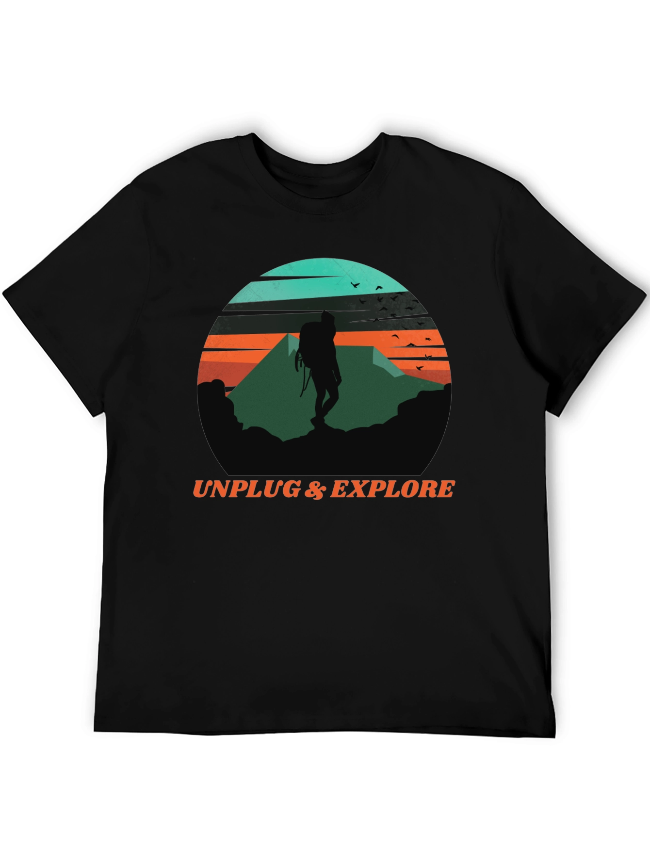 Unplug & Explore Graphic Tee - Adventure Awaits!