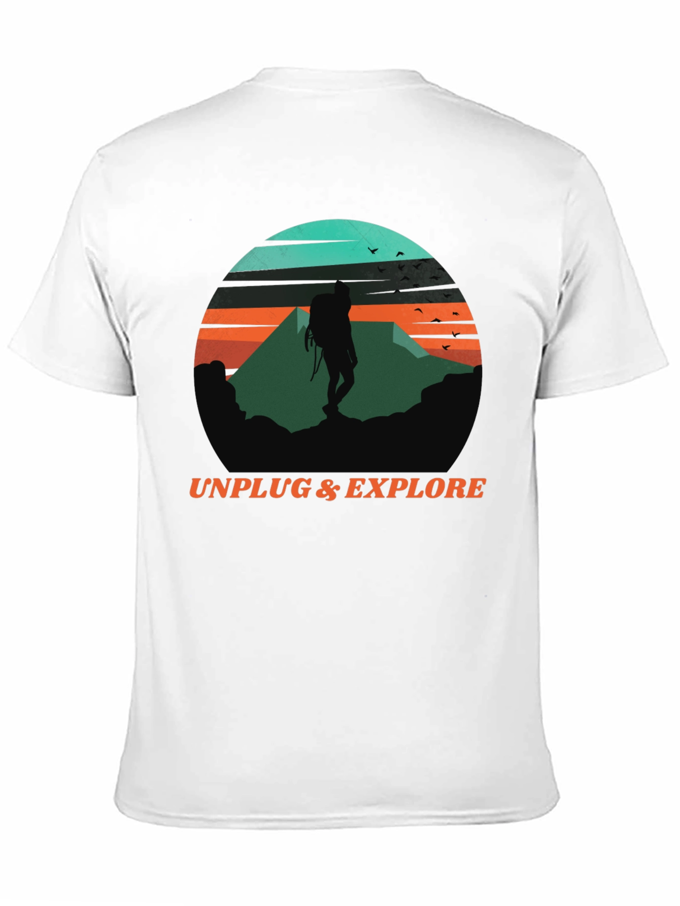 Unplug & Explore Graphic Tee - Adventure Awaits!