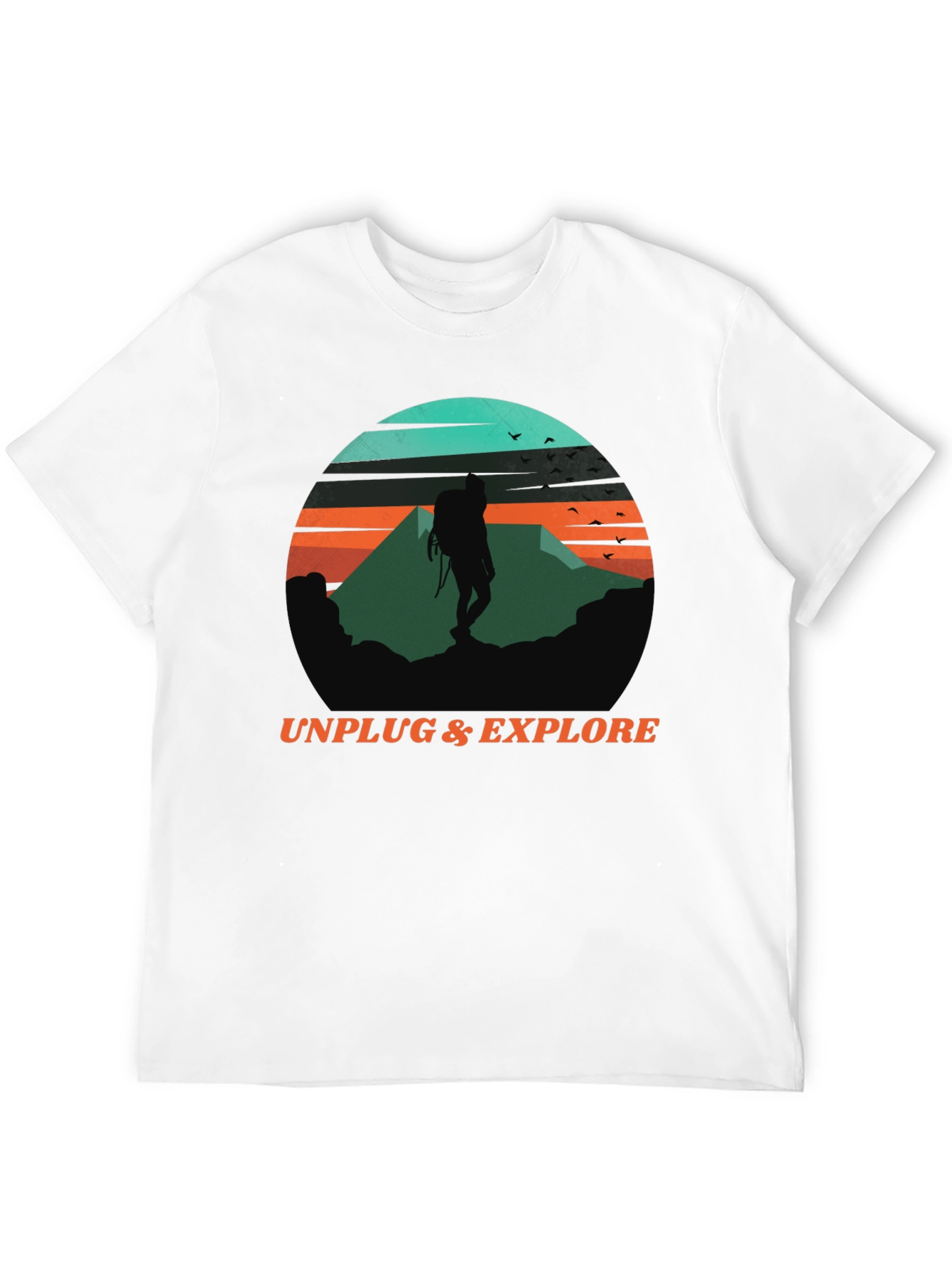 Unplug & Explore Graphic Tee - Adventure Awaits!