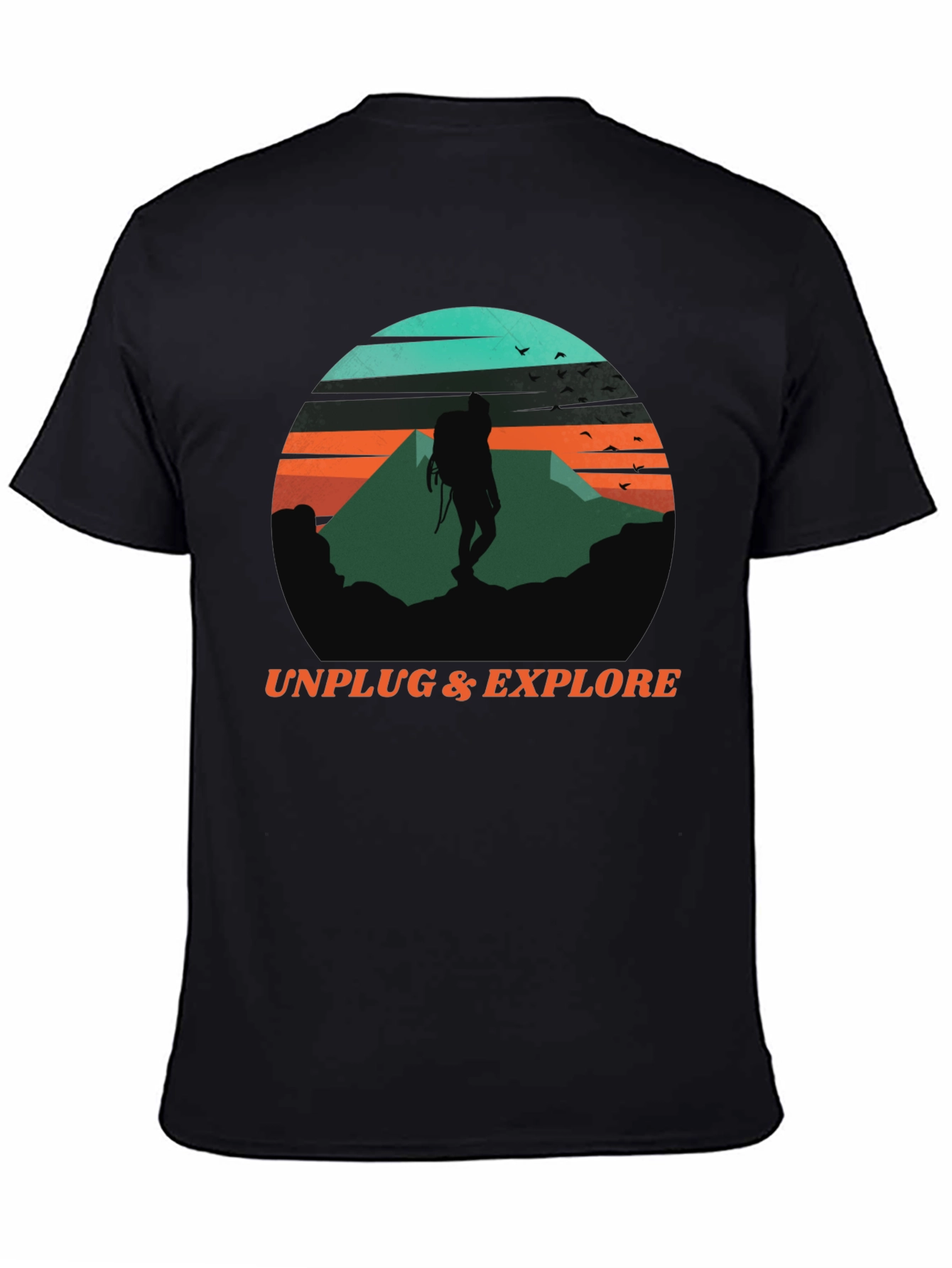 Unplug & Explore Graphic Tee - Adventure Awaits!