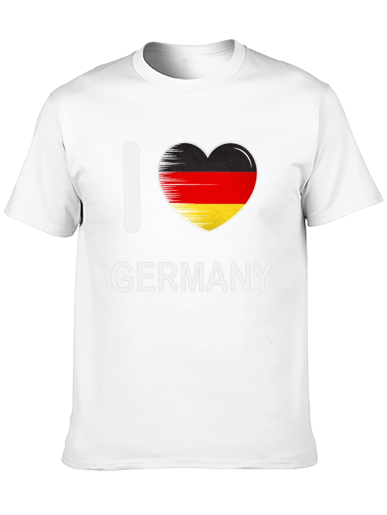 I Love Germany T-Shirt - German Flag Heart