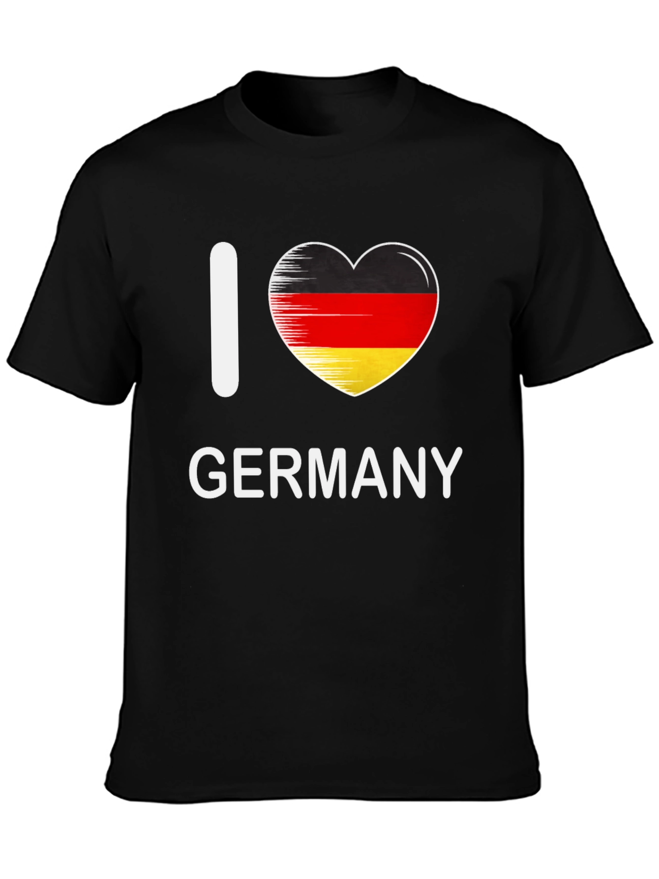 I Love Germany T-Shirt - German Flag Heart