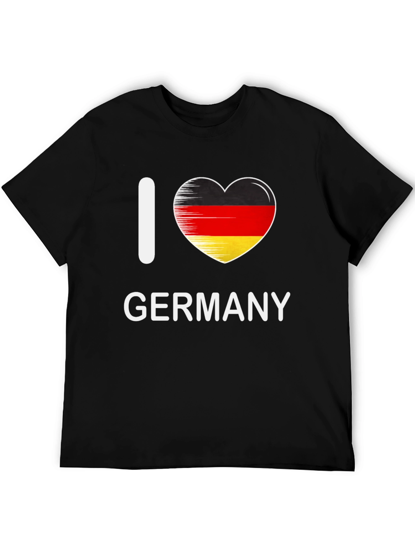 I Love Germany T-Shirt - German Flag Heart