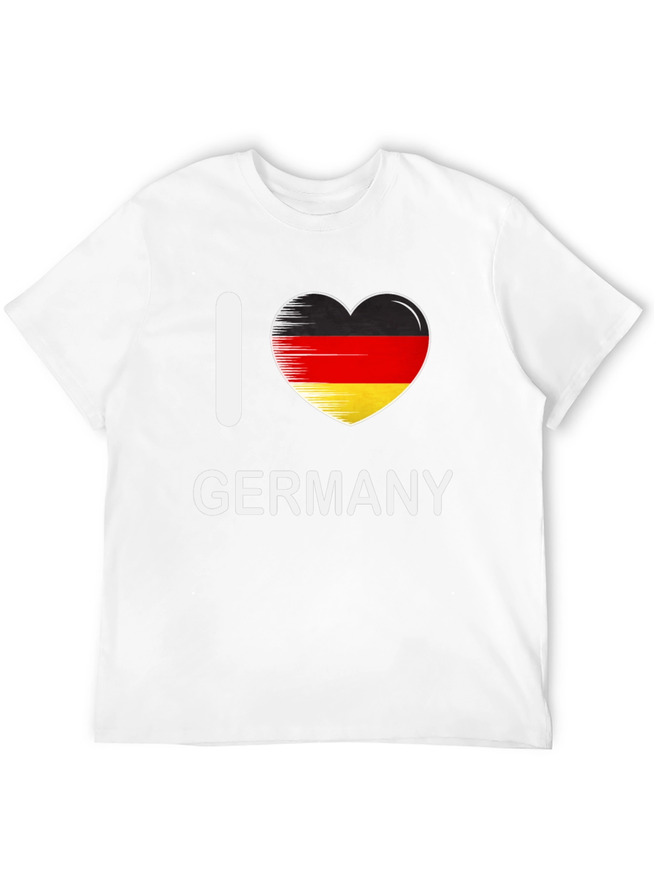 I Love Germany T-Shirt - German Flag Heart