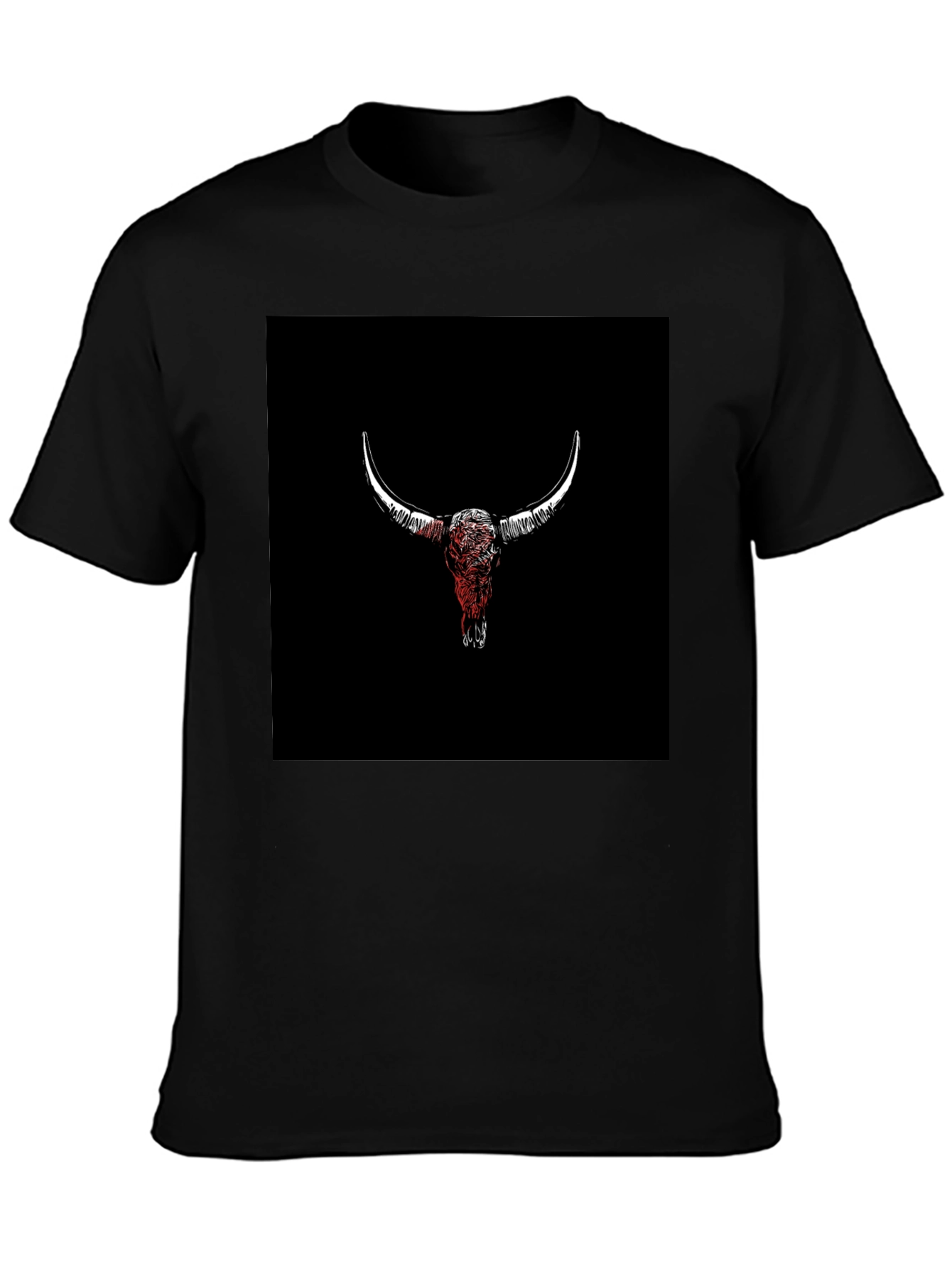 Skull Graphic Print T-Shirt