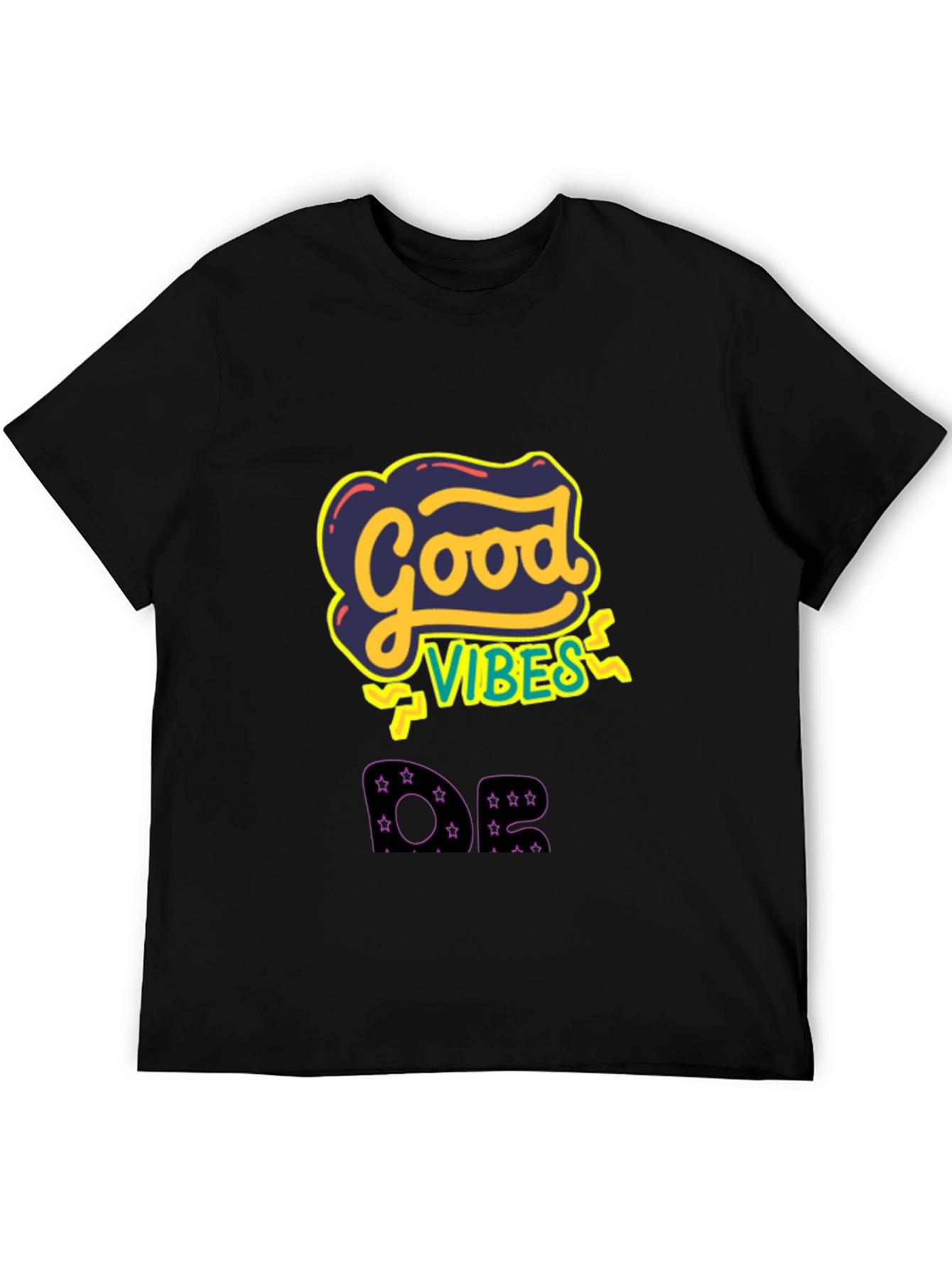 Good Vibes Graphic Tee - Mens Black T-Shirt