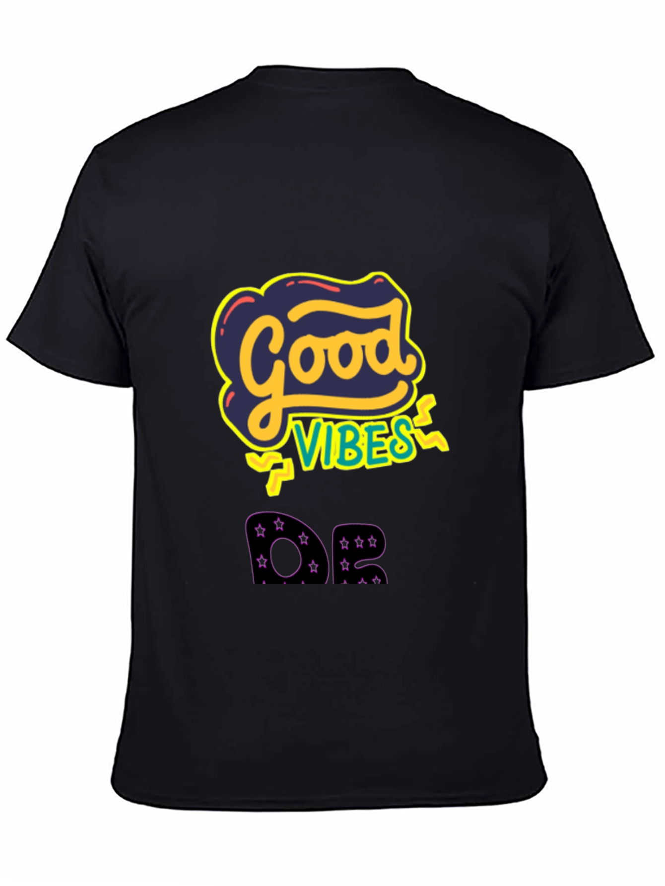 Good Vibes Graphic Tee - Mens Black T-Shirt