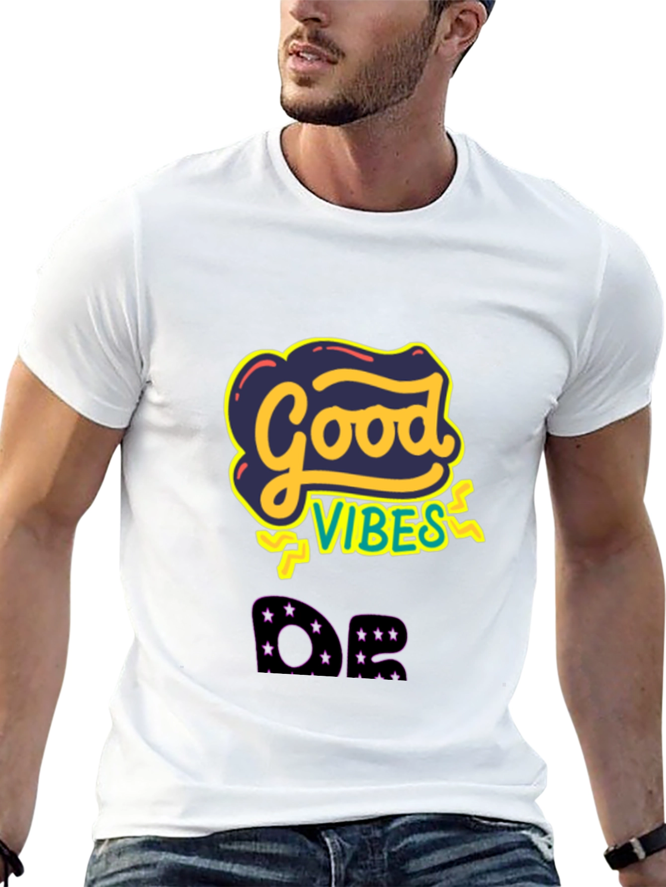 Good Vibes Graphic Tee - Mens Black T-Shirt