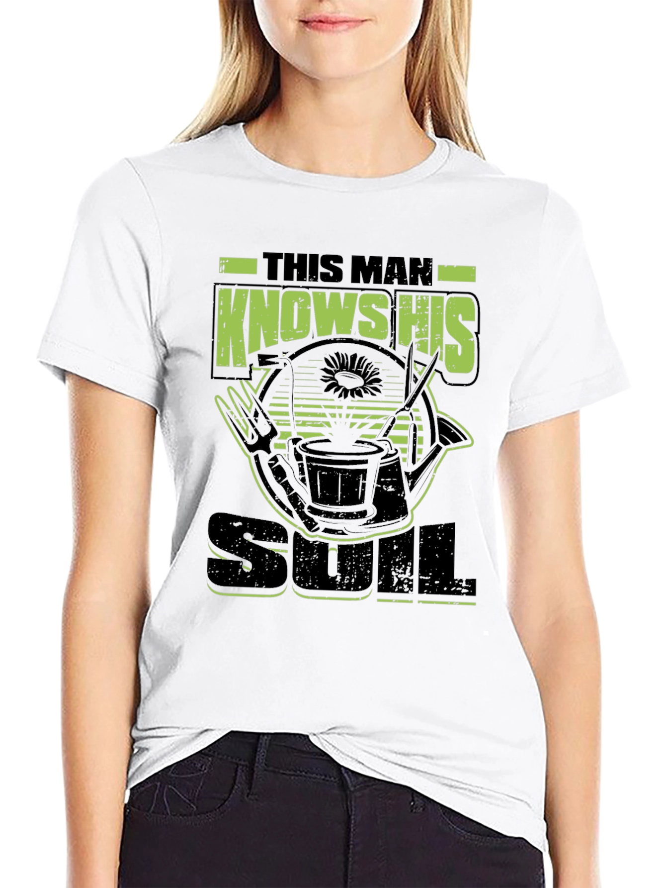 Gardener Soul T-Shirt - This Man Knows His Soil