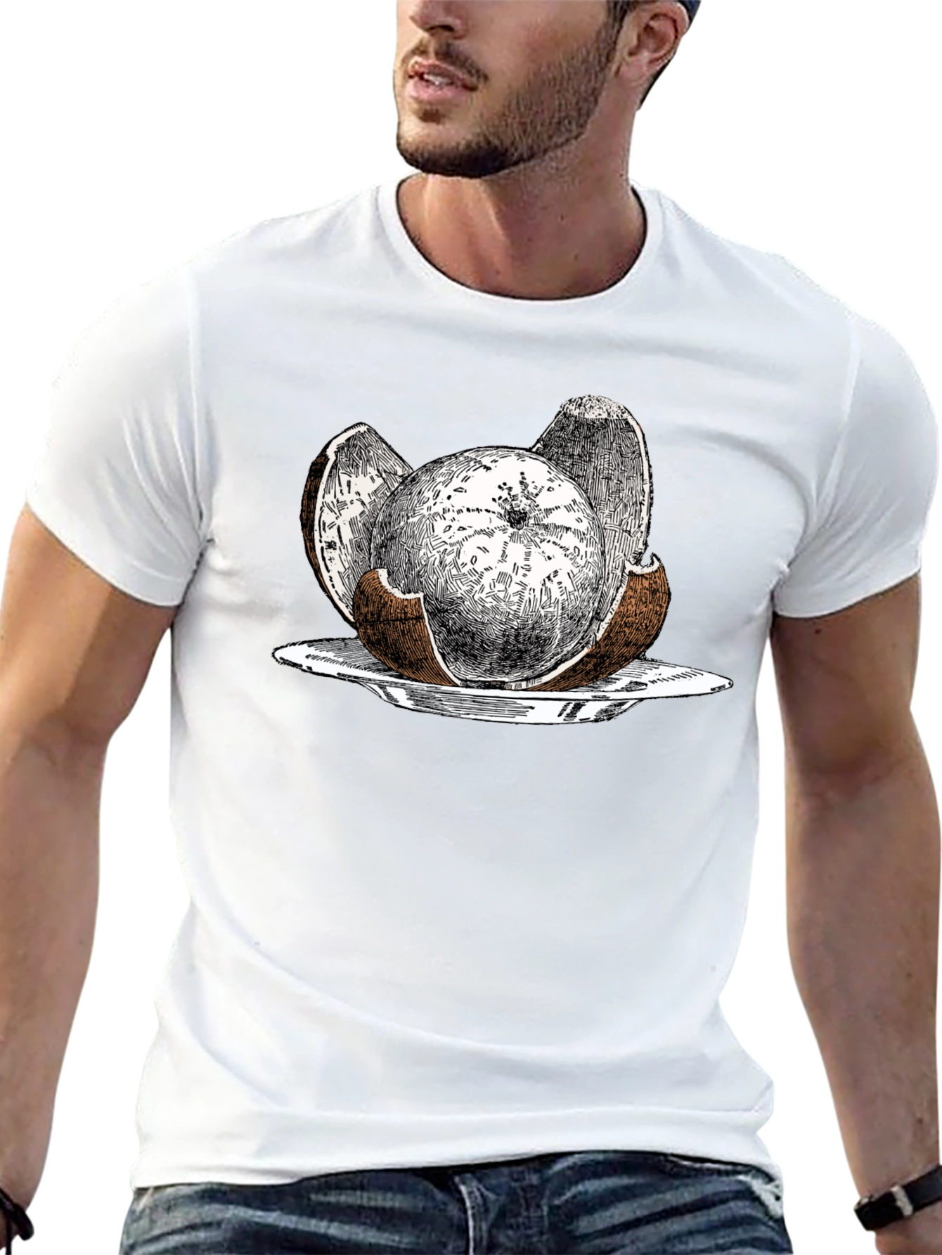 Coconut on a Plate Graphic T-Shirt