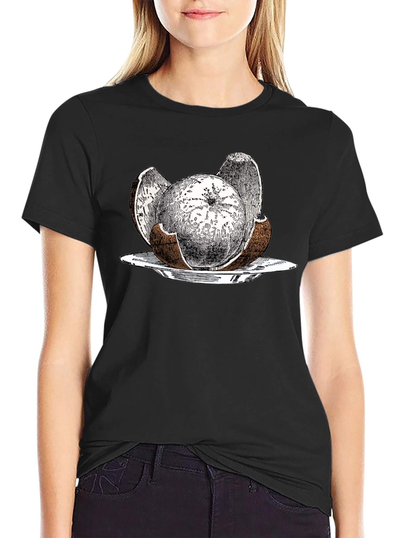 Coconut on a Plate Graphic T-Shirt