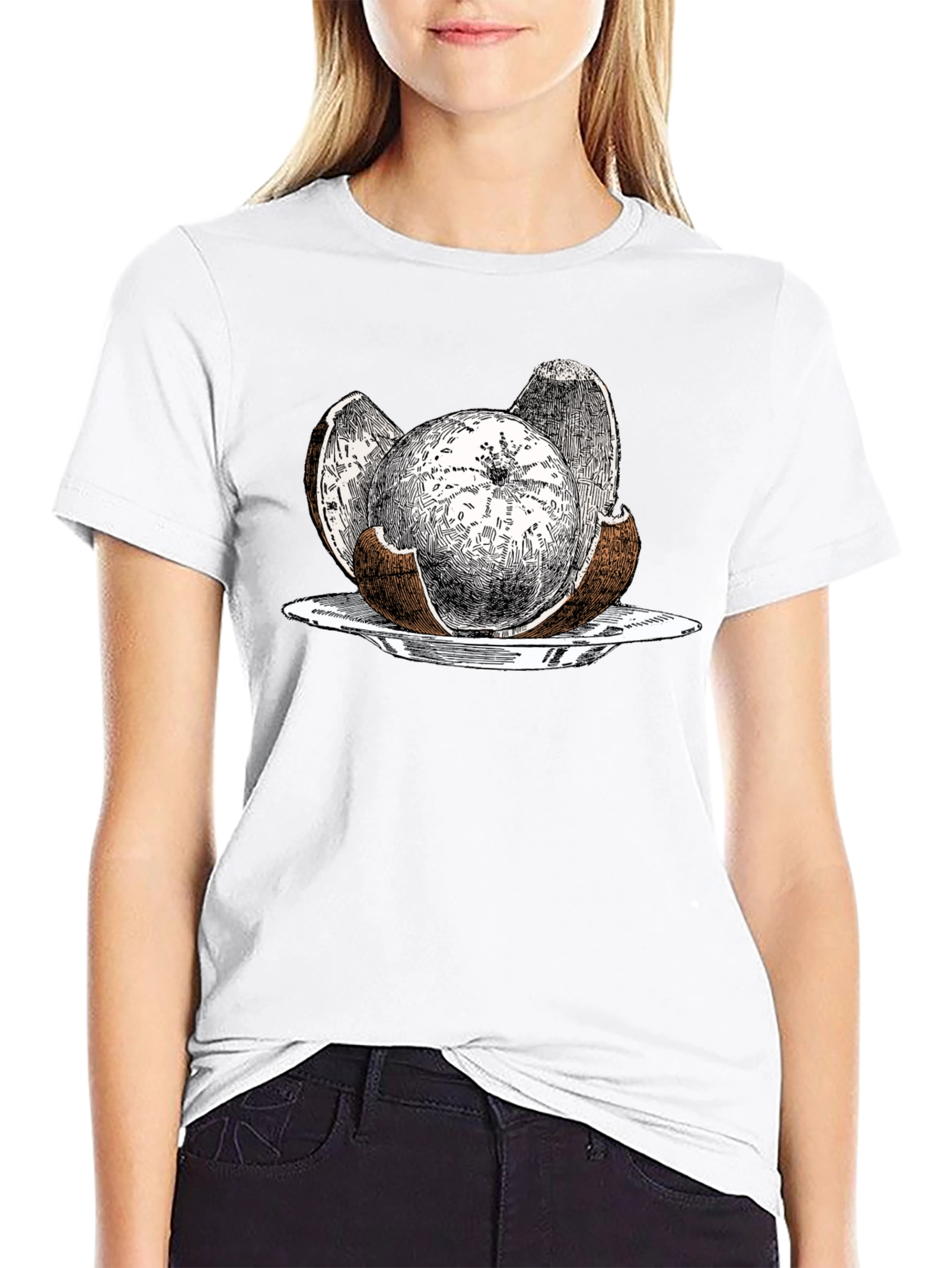 Coconut on a Plate Graphic T-Shirt