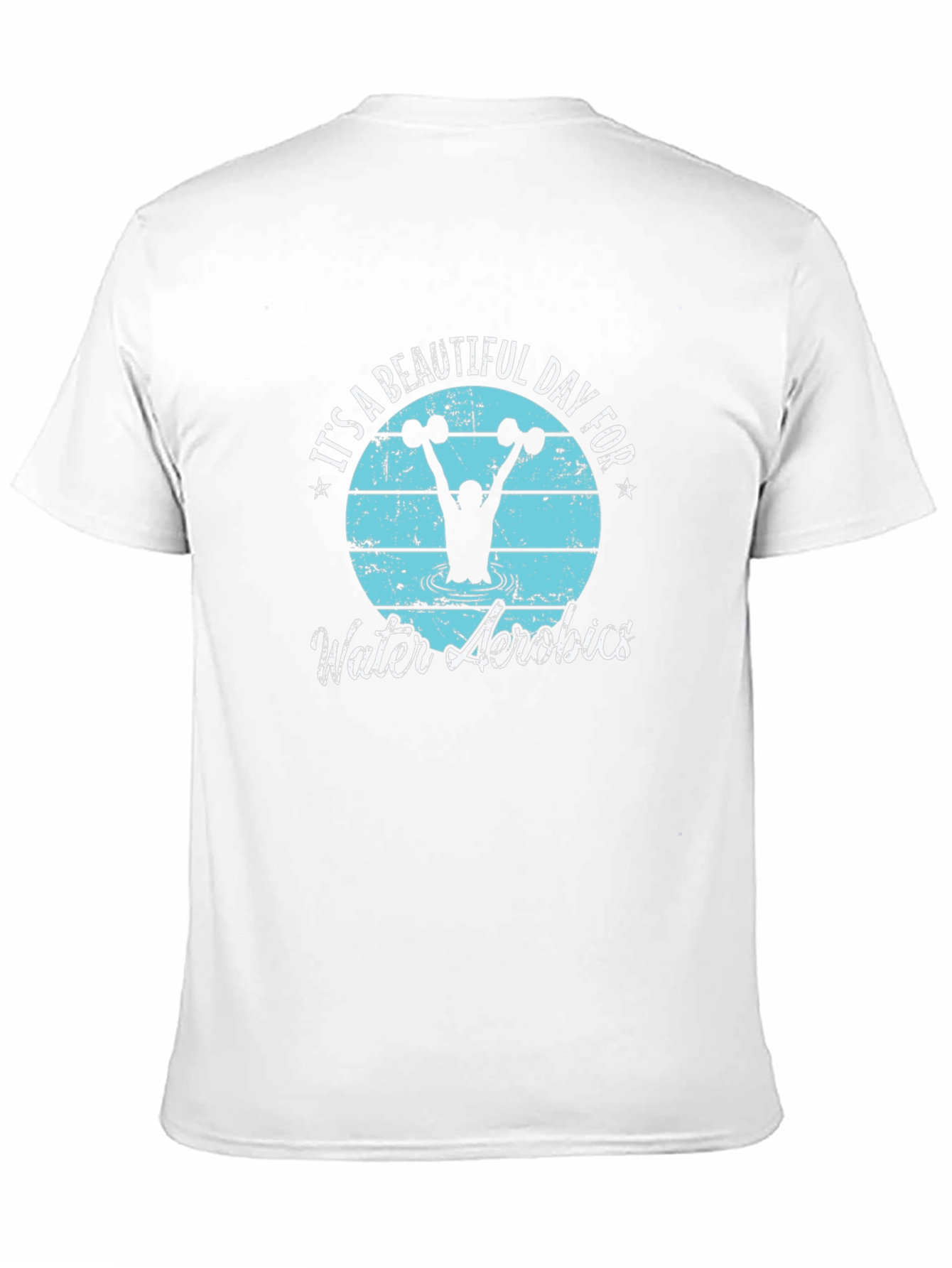 Water Aerobics T-Shirt Funny Workout Tee