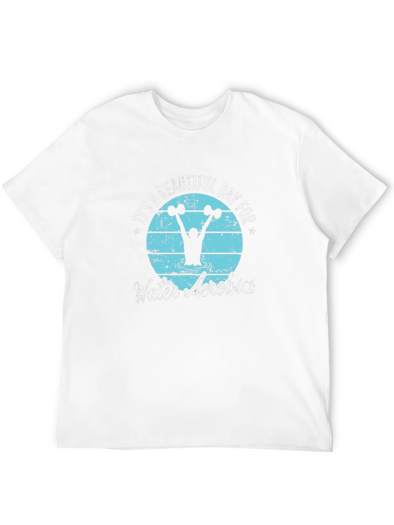 Water Aerobics T-Shirt Funny Workout Tee