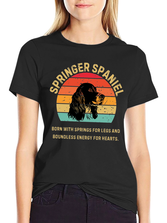 Springer Spaniel T-Shirt Dog Lover Tee