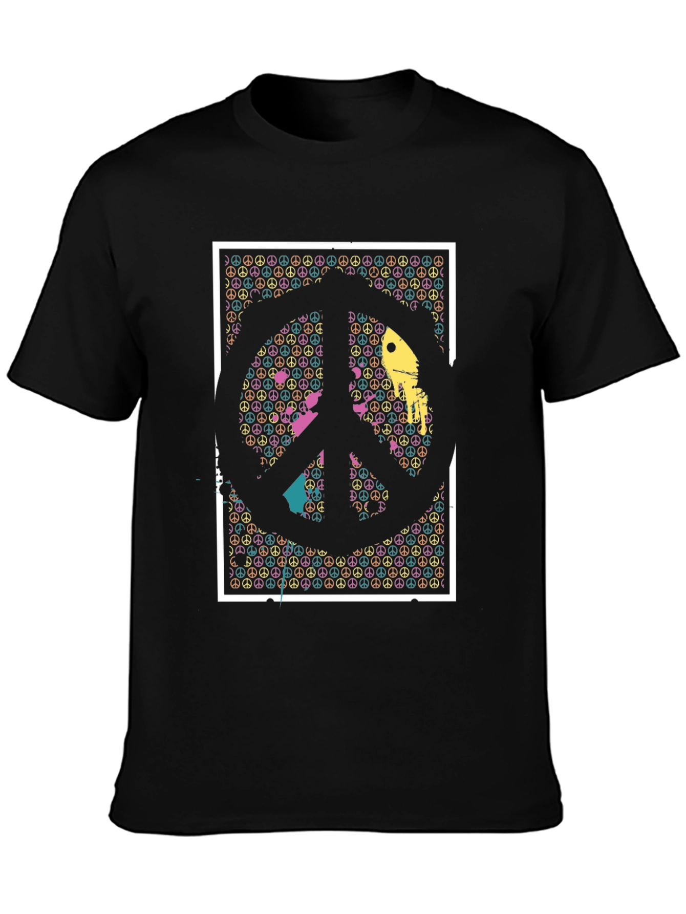 Peace Sign Graphic Tee - Relaxed Fit