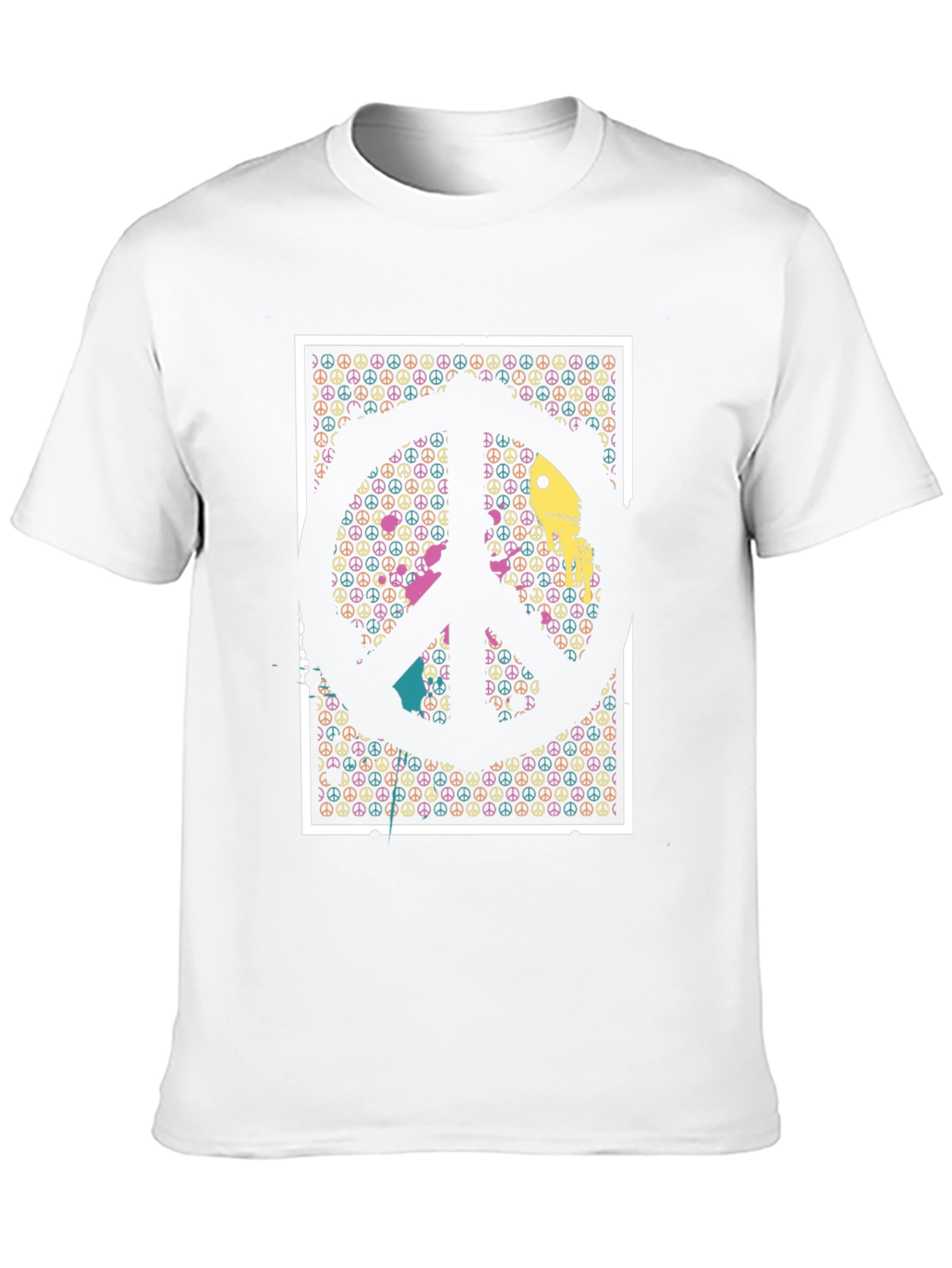 Peace Sign Graphic Tee - Relaxed Fit