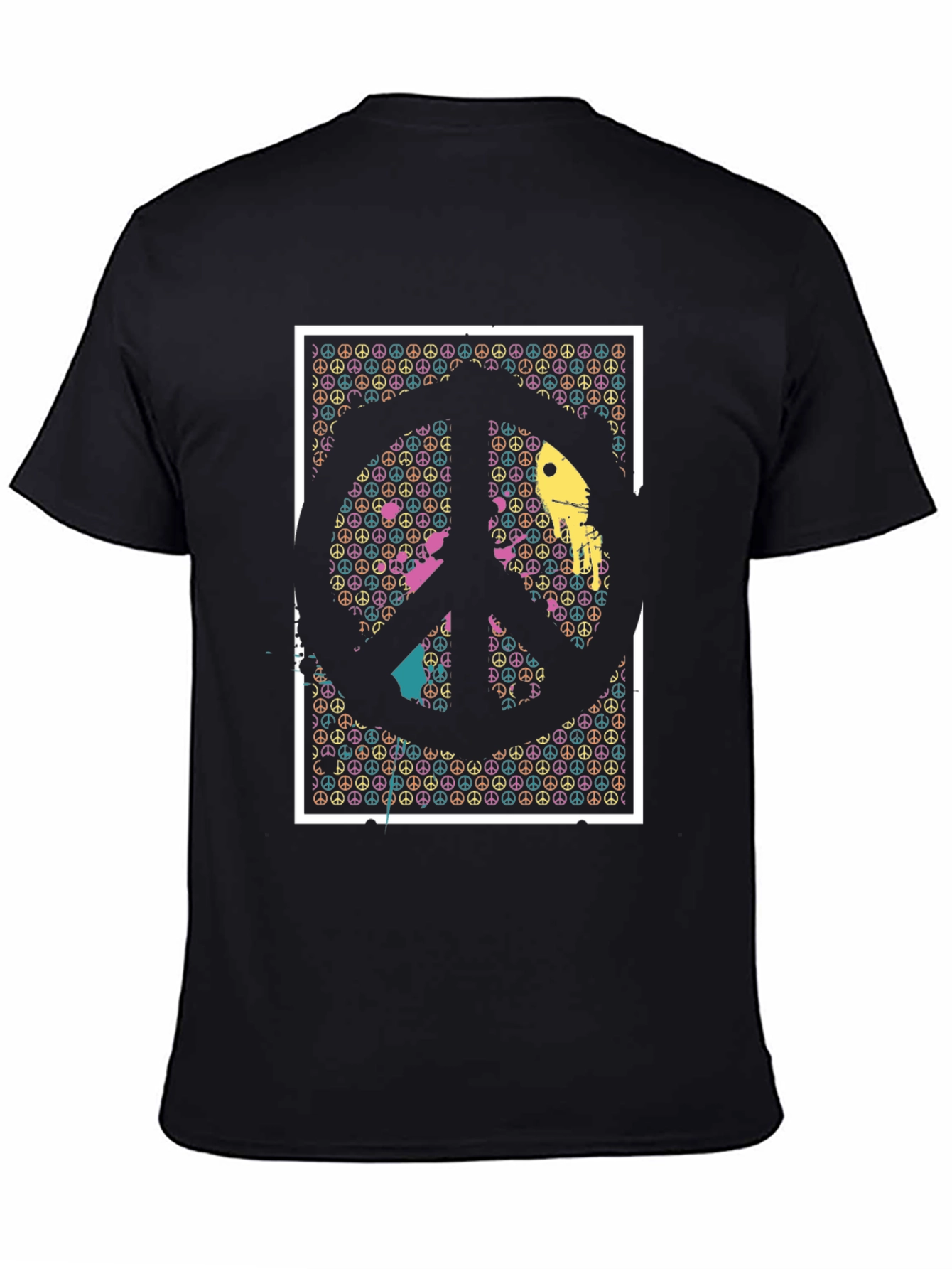 Peace Sign Graphic Tee - Relaxed Fit