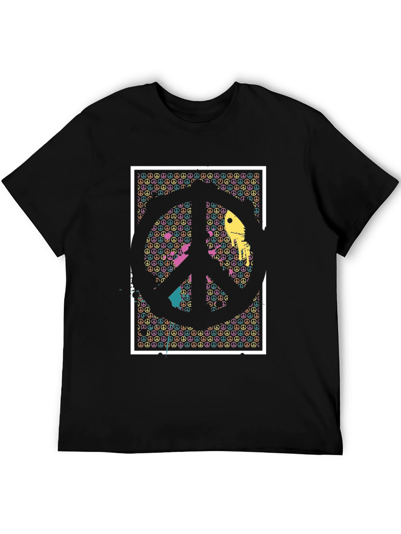 Peace Sign Graphic Tee - Relaxed Fit
