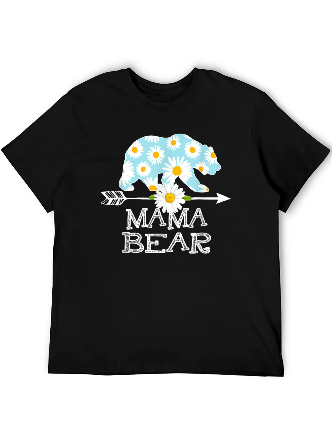 Mama Bear T-Shirt - Floral Bear Design
