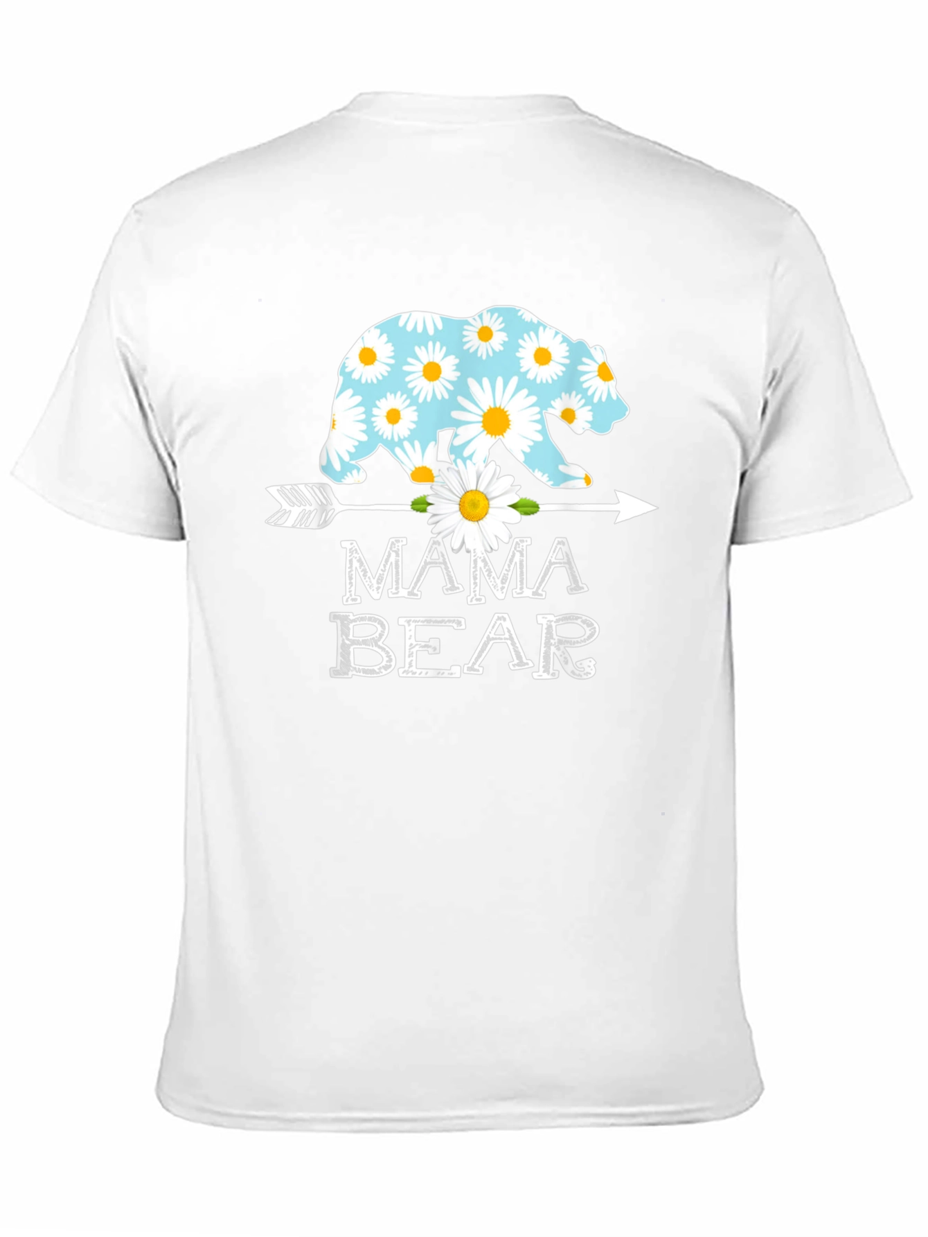 Mama Bear T-Shirt - Floral Bear Design