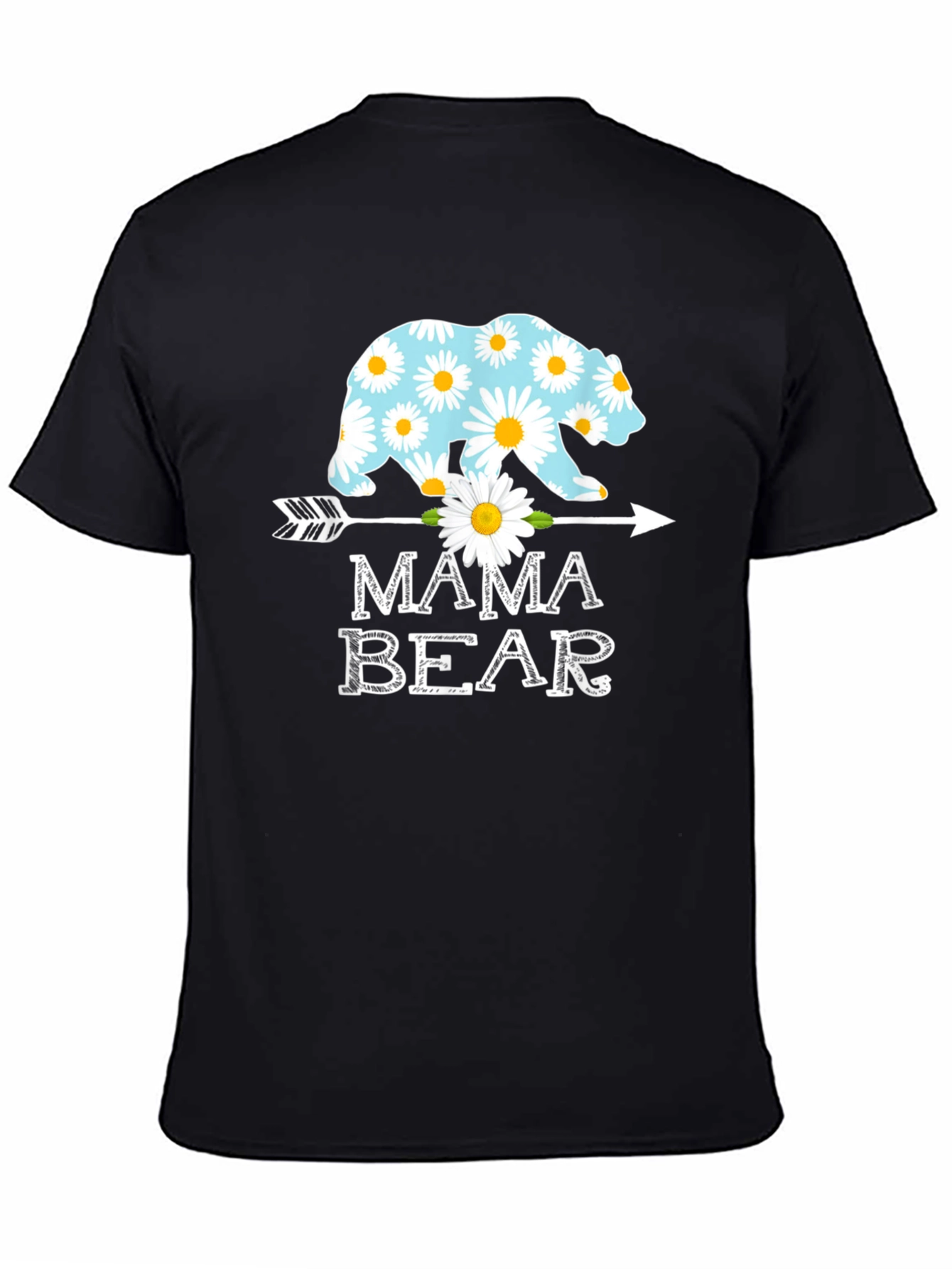 Mama Bear T-Shirt - Floral Bear Design