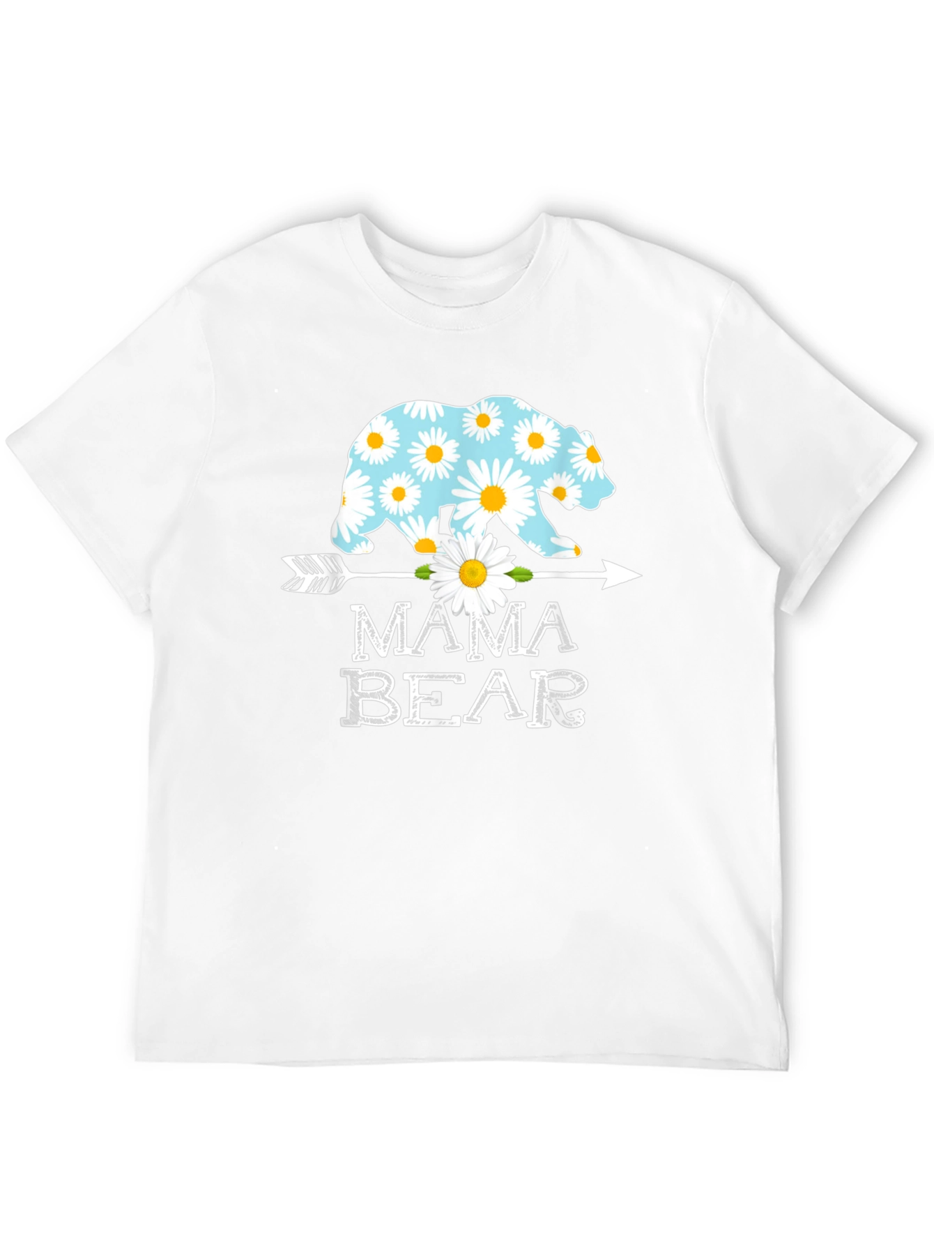 Mama Bear T-Shirt - Floral Bear Design