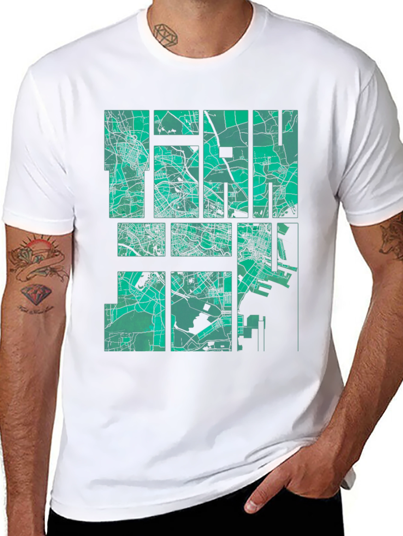 Tokyo Map T-Shirt - Urban Style