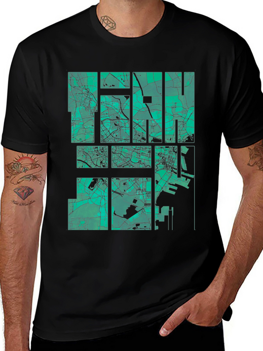 Tokyo Map T-Shirt - Urban Style