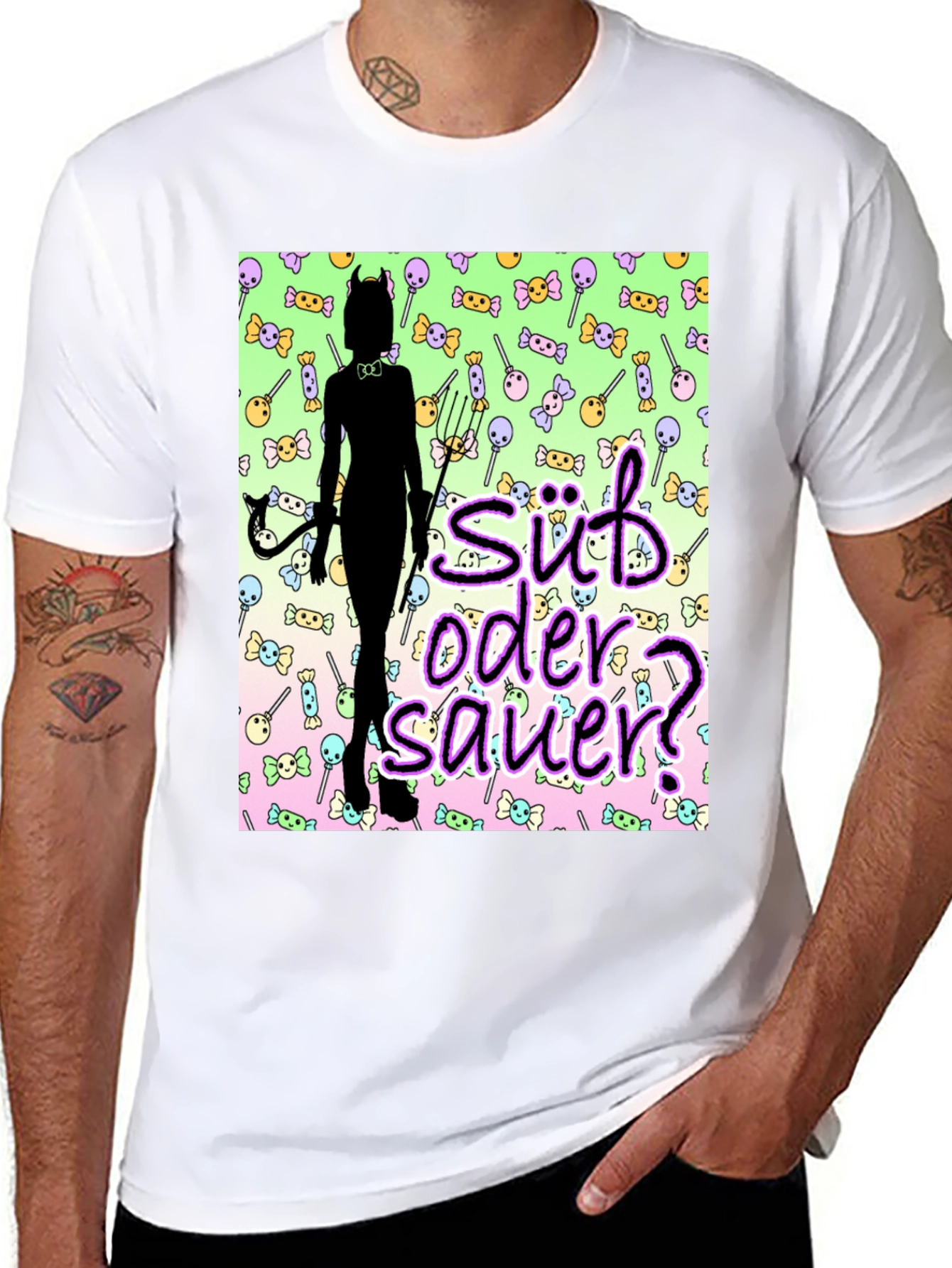 Süß oder Sauer? Devilish Sweet & Sour T-Shirt