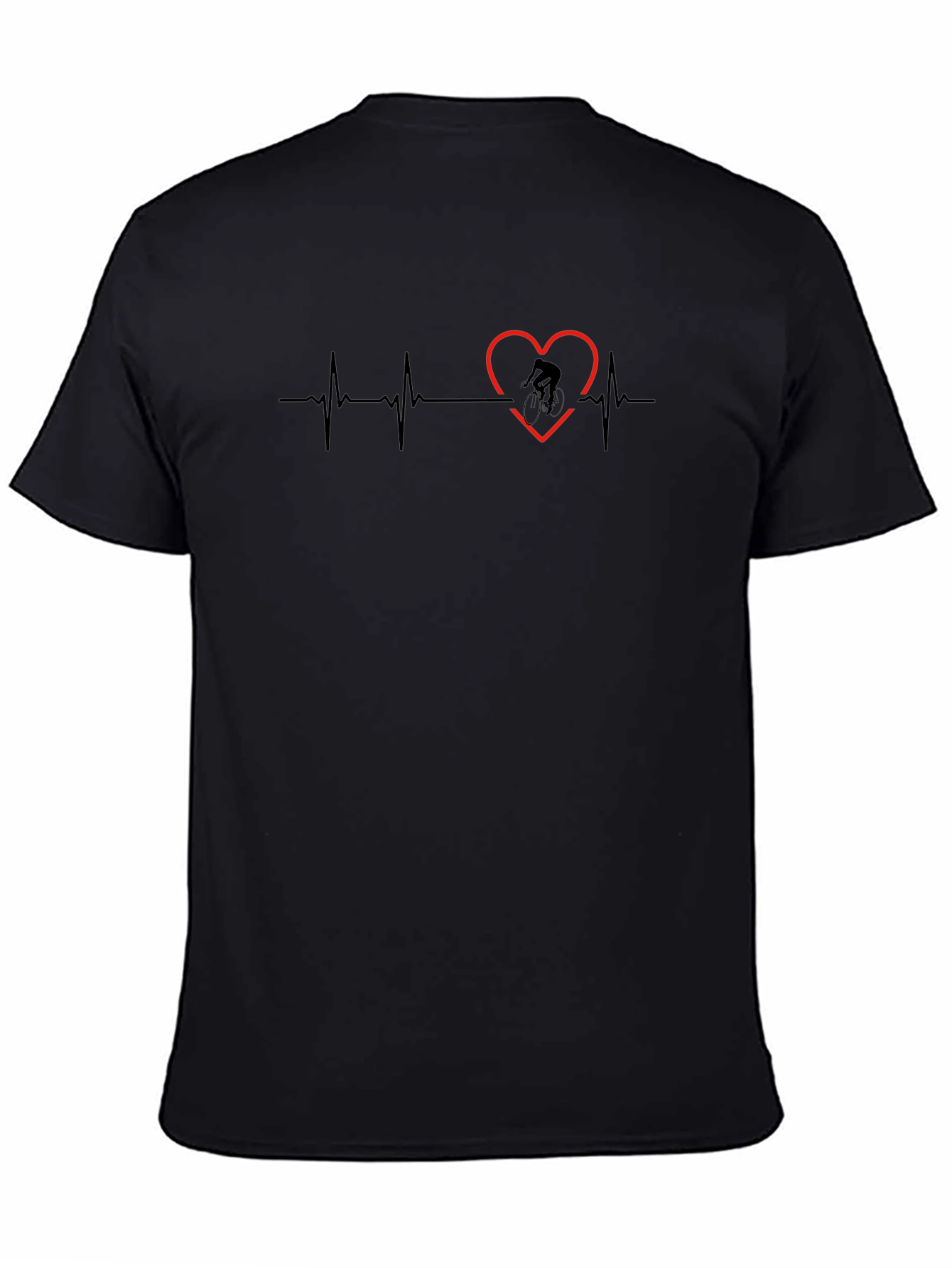 Cyclist Heartbeat T-Shirt - Ride Your Passion!